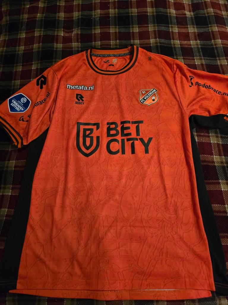 FC Volendam thuisshirt, Robey, Maat 56/58 (XL), Oranje, Ophalen of Verzenden