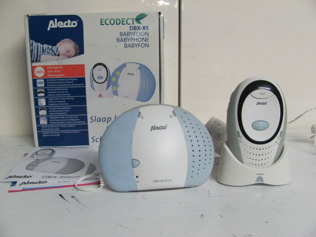 Alecto DBX-85 babyfoon 100% storingsvrij, Kinderen en Baby's, Babyfoons, Ophalen of Verzenden, Zo goed als nieuw, 250 meter of meer