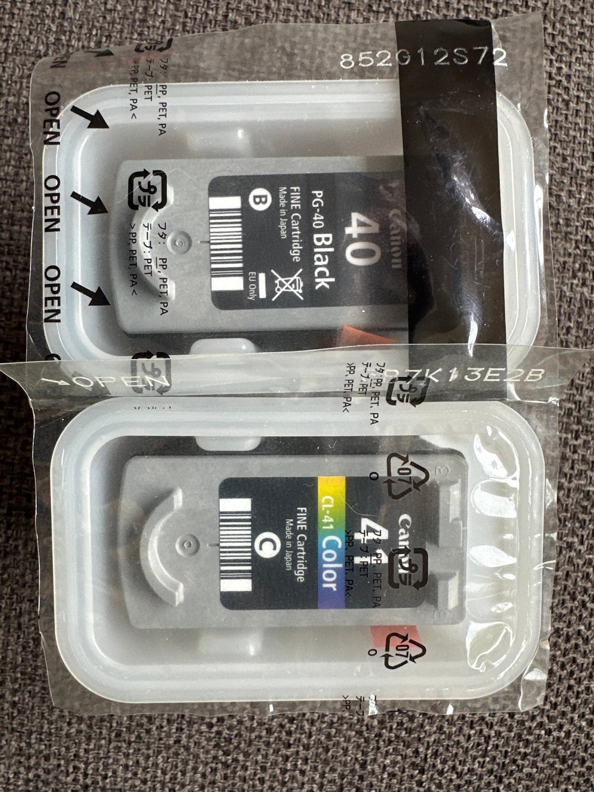 Canon PG-40 Zwart & CL-41 Kleur Inktcartridges, Computers en Software, Ophalen of Verzenden, Nieuw, Cartridge