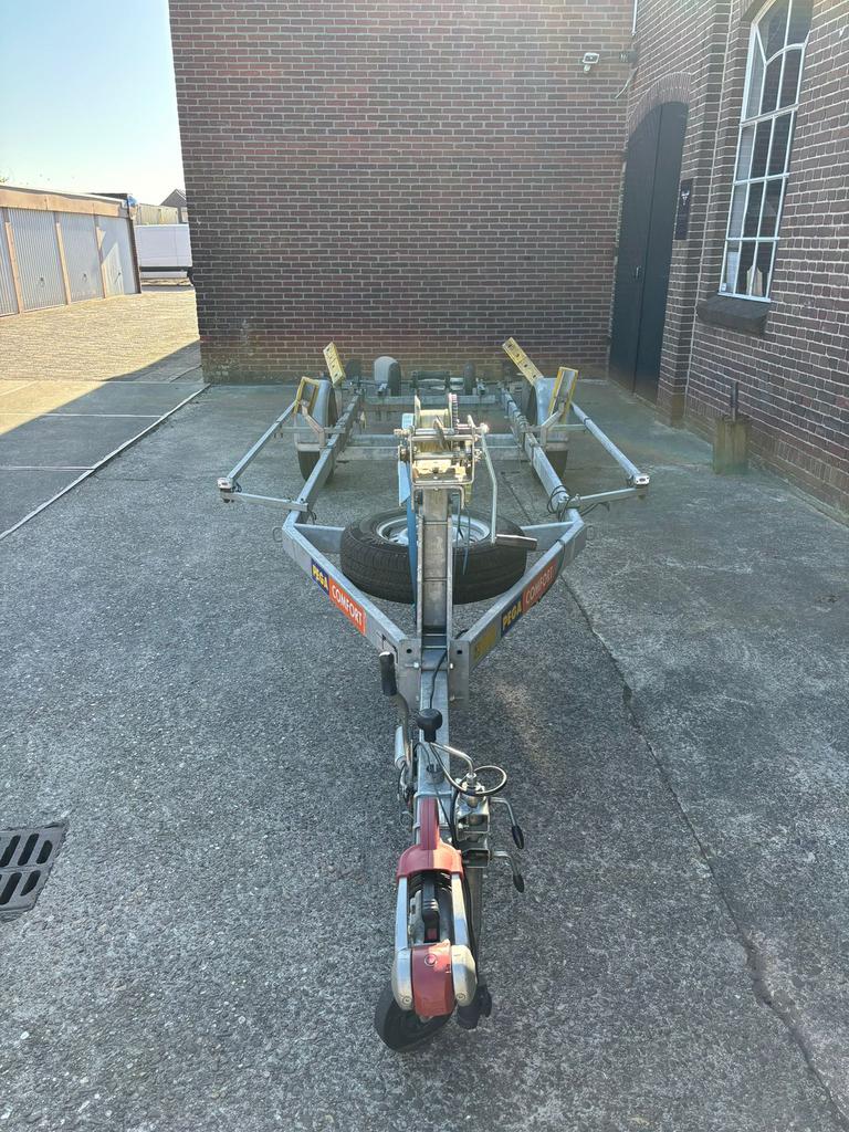PEGA Comfort 2000/B boottrailer – 1350 kg – geremd, Ophalen, Minder dan 1500 kg, Gebruikt, Sloepentrailer
