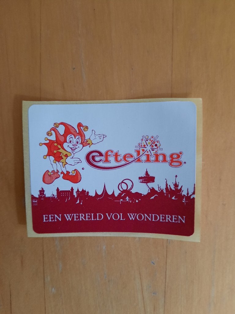 EFTELING STICKER, Verzamelen, Efteling, Ophalen of Verzenden, Zo goed als nieuw, Beeldje of Poppetje