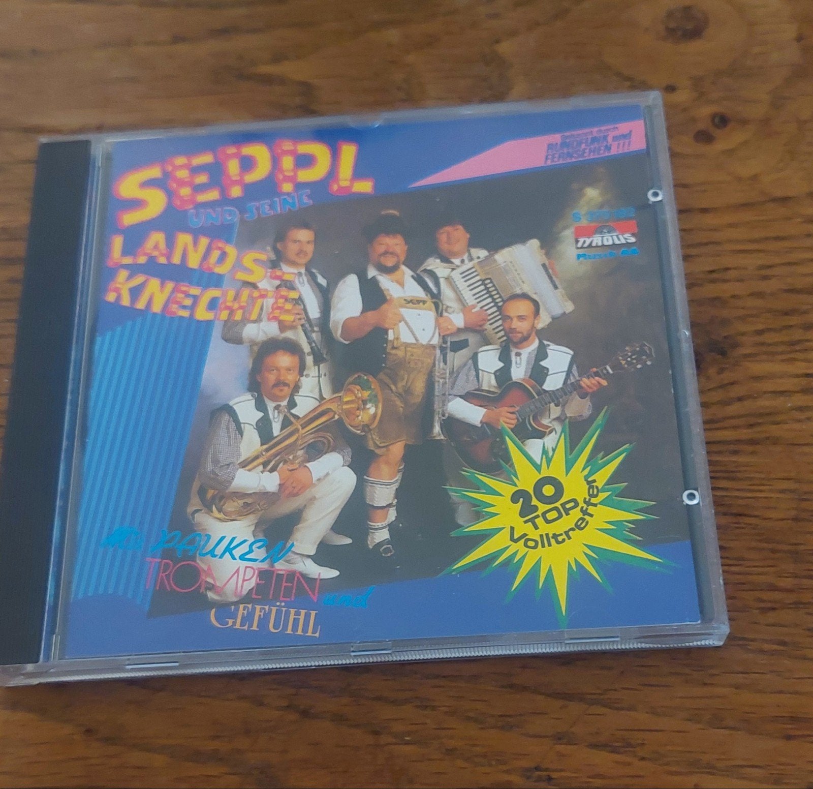 Seppl lands knechte blaasmuziek cd,krasvrij, Verzenden, Zo goed als nieuw, Overige soorten