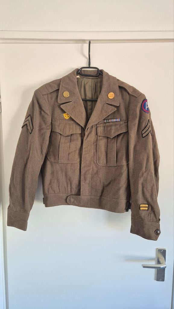US ww2 Ike jacket, Verzamelen, Militaria | Tweede Wereldoorlog, Ophalen of Verzenden, Amerika