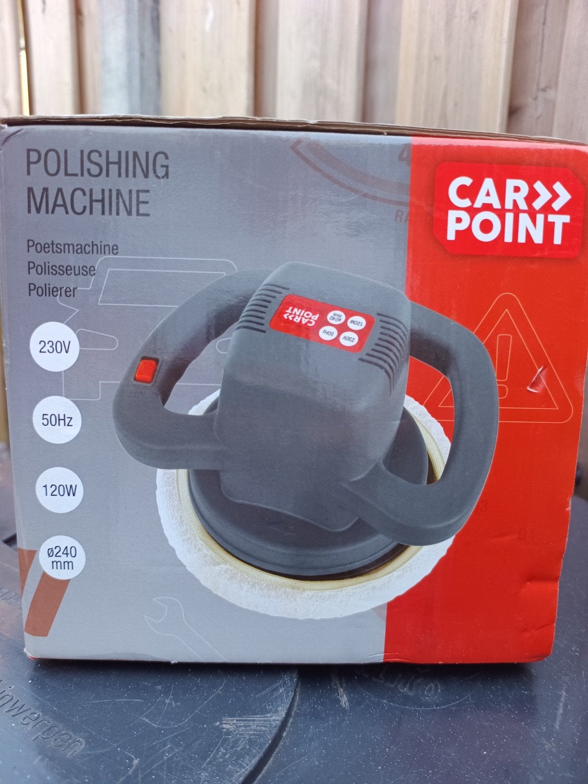 Carpoint Poetsmachine 240mm 120W  ZGAN, Ophalen of Verzenden