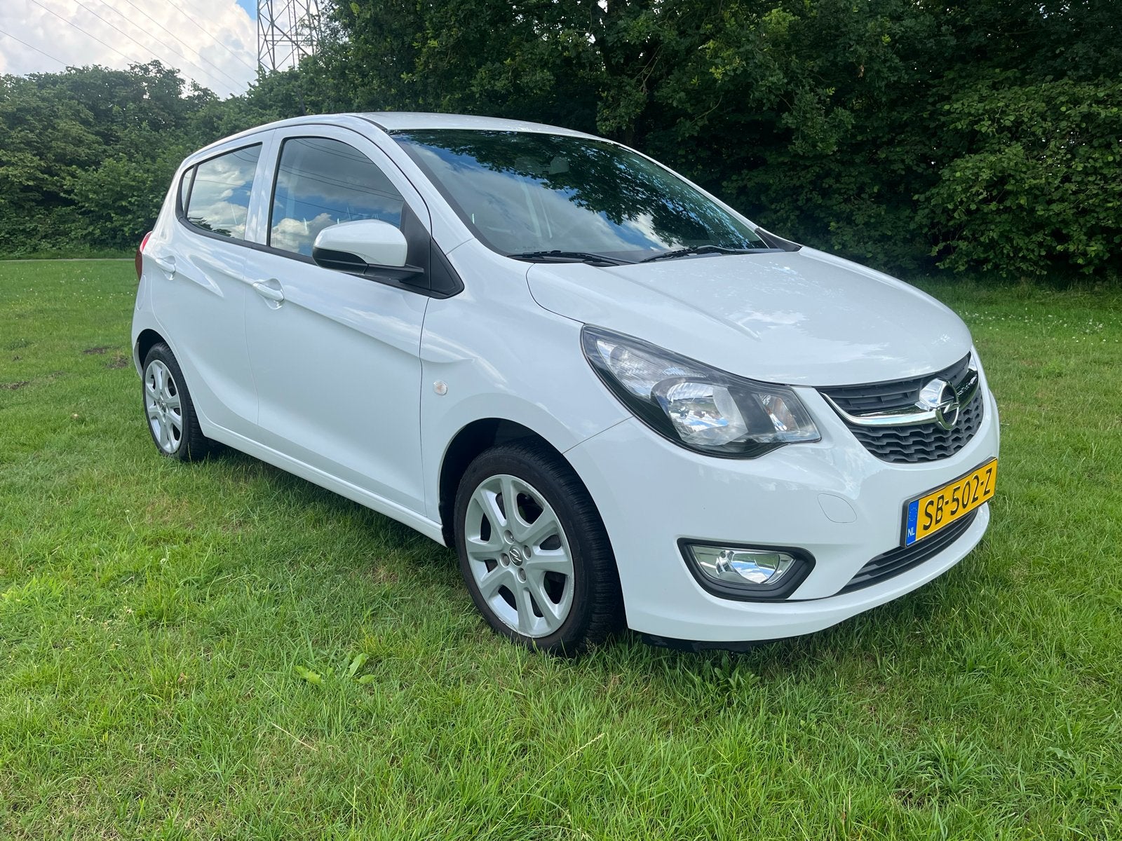 Opel Karl Viva 1.0 Ecoflex 89000 km, Auto's, Voorwielaandrijving, 839 kg, 74 pk, Wit