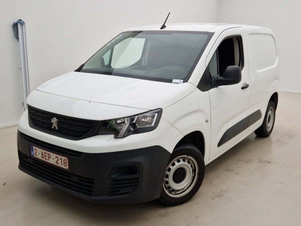 Peugeot Partner 1.5 Standaard L1 LichtblauwHDI 2021 Airco/PD, Auto's, Peugeot, Gebruikt, 4 cilinders, Wit, 75 pk