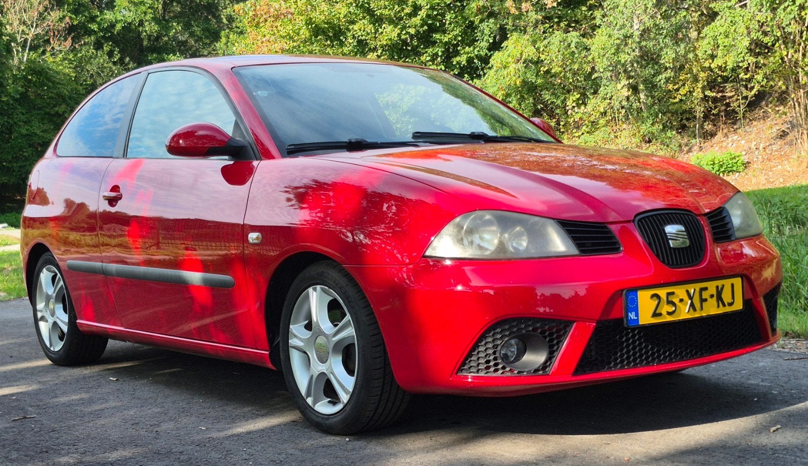 Seat Ibiza 1.4 16V 63KW 3DRS 2007 Rood, Voorwielaandrijving, 40 €/maand, 4 cilinders, Ibiza