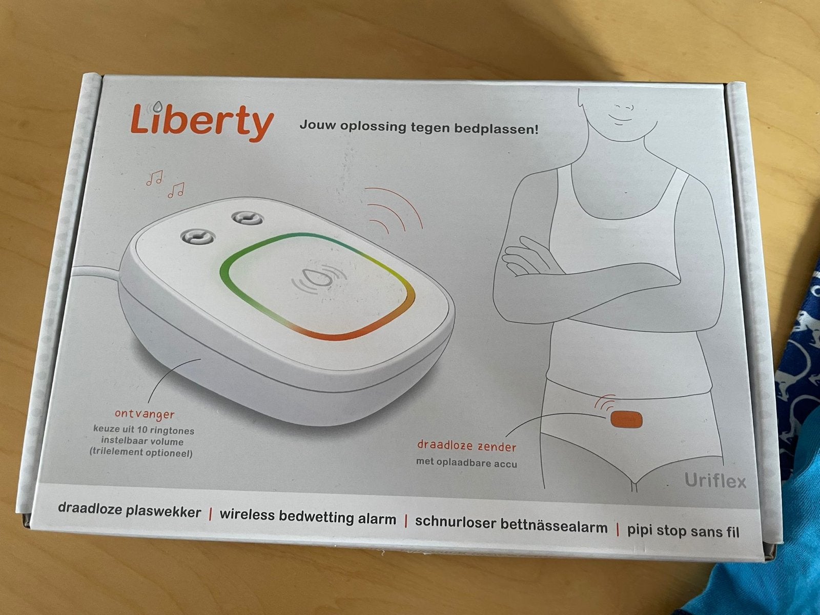 Uriflex Liberty draadloze plaswekker - compleet pakket, Ophalen, Zo goed als nieuw