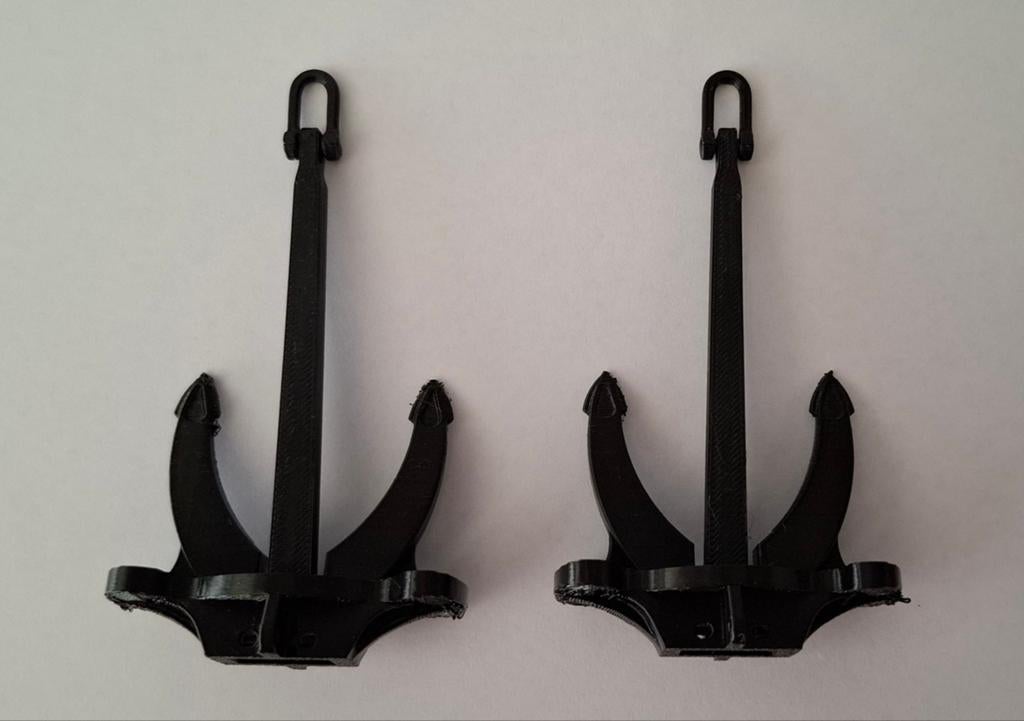 Hall ankers 3d geprint, Hobby en Vrije tijd, Modelbouw | Boten en Schepen, Ophalen of Verzenden, Nieuw, Groter dan 1:32, Overige merken