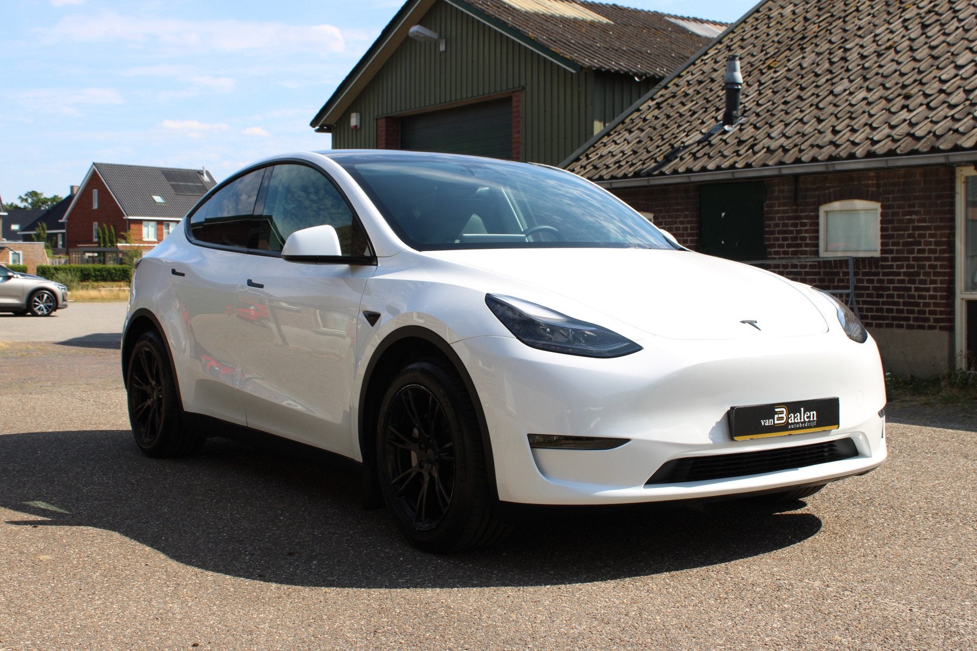 Tesla Model Y Long Range AWD 75 kWh SOh 91% PANO LEER LED 95, Auto's, Automaat, Dealer onderhouden, Gebruikt, Stoelverwarming