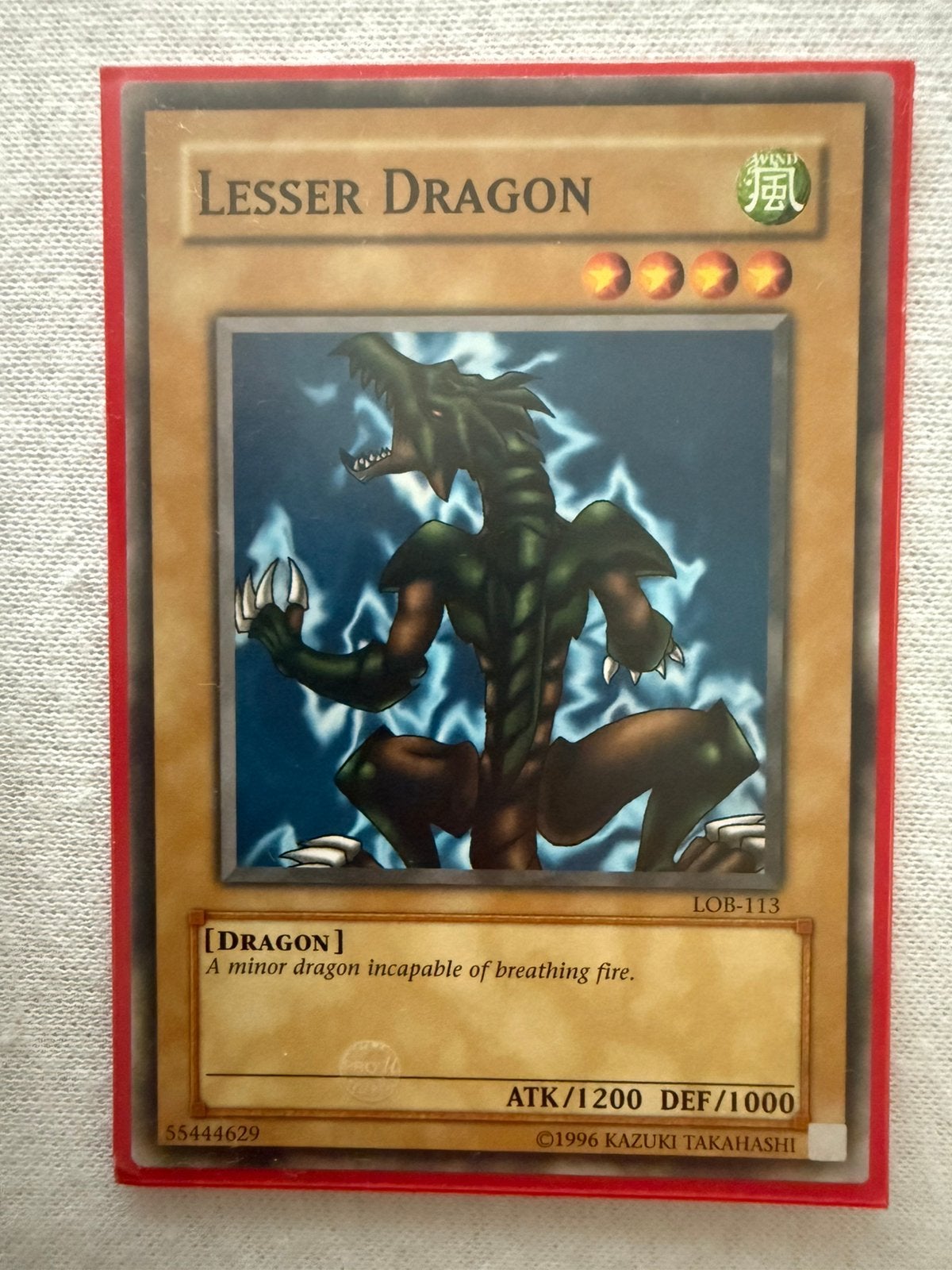 Lesser Dragon yugioh, Verzenden, Nieuw, Losse kaart