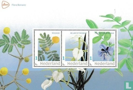 Postzegelvelletjes+kaarten - Bonaire, Ophalen of Verzenden, Na 1940, Postfris