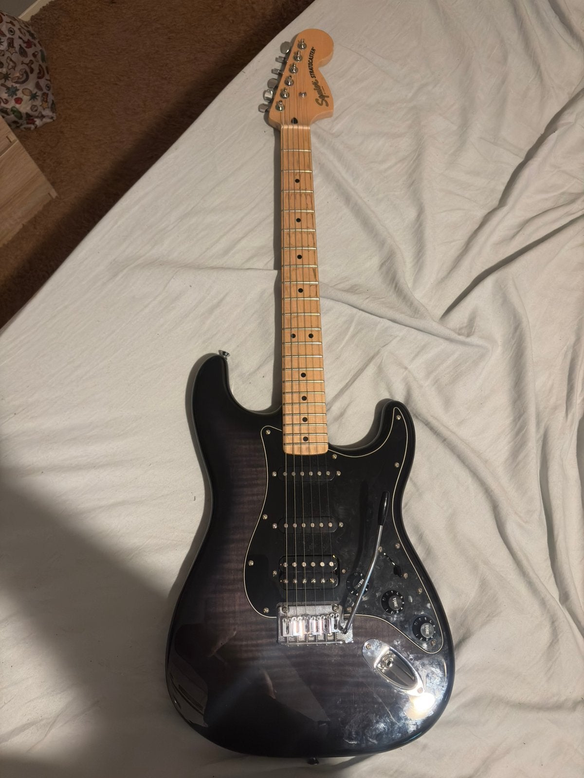Squier affinty stratocaster, Ophalen, Zo goed als nieuw, Solid body, Overige merken