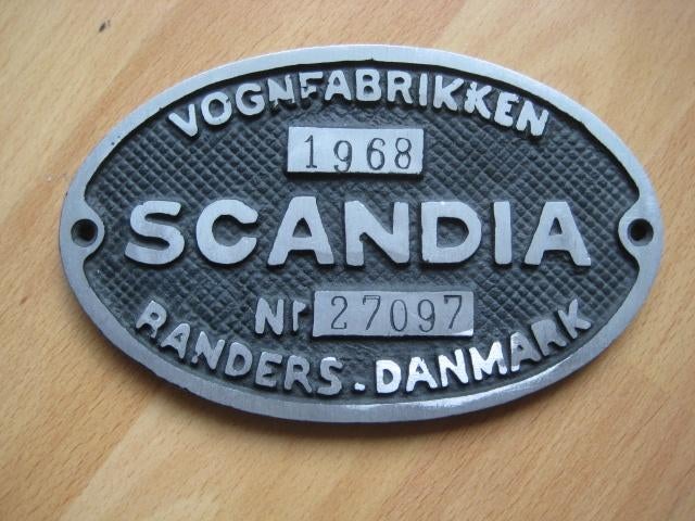 Trein fabrieksbord Scandia, Verzamelen, Ophalen of Verzenden, Trein
