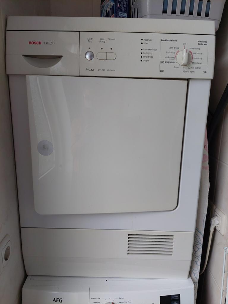 Bosch Exclusiv wasdroger - Goede staat, Witgoed en Apparatuur, Wasdrogers, Ophalen, 6 tot 8 kg, Gebruikt, Luchtafvoer