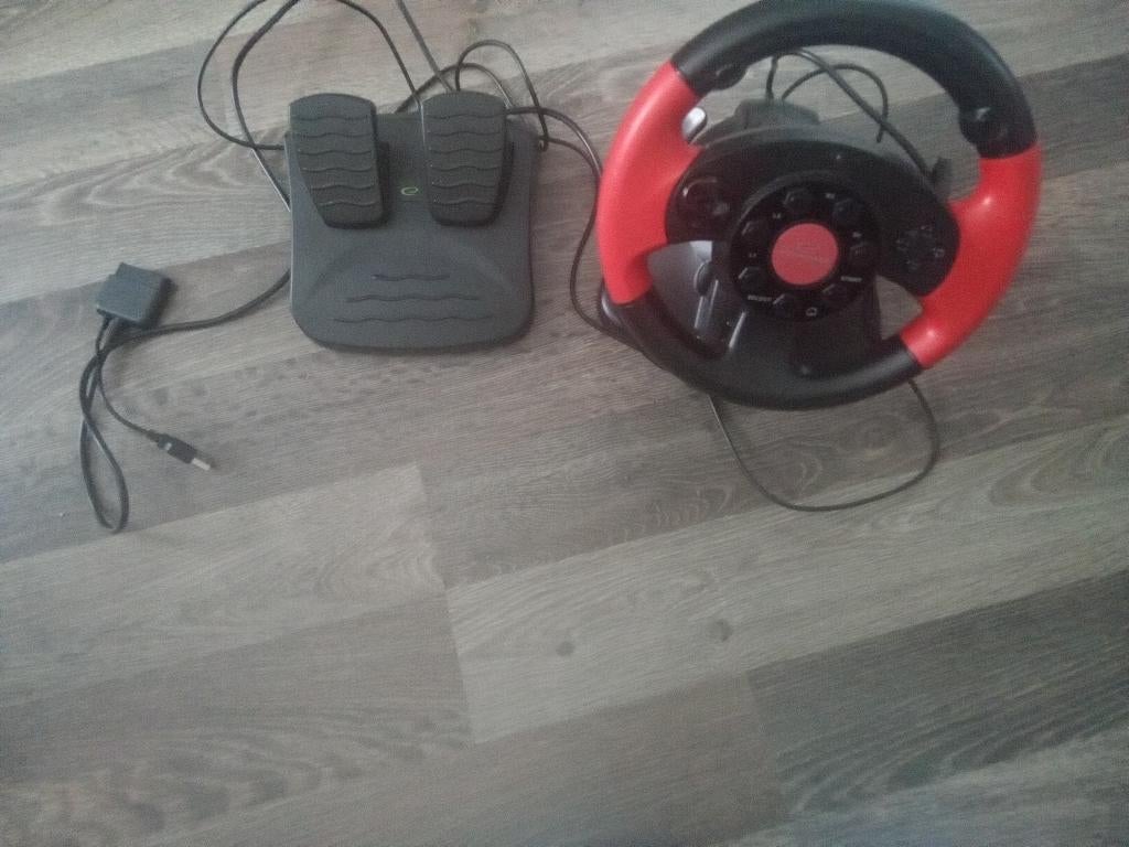 Ps3 en ps2 stuur en bedalen merk esperanza met spel ps3, Ophalen, Overige genres, 1 speler, Zo goed als nieuw