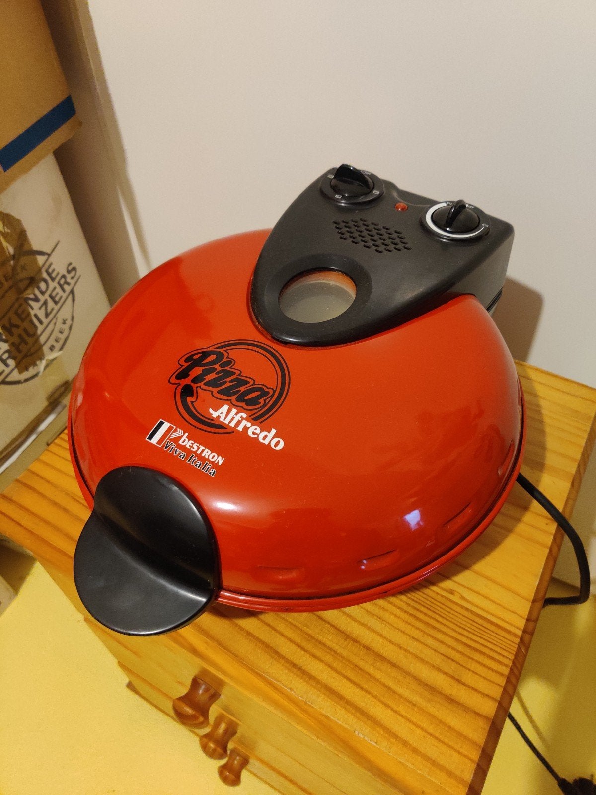 Bestron Pizza Alfredo | Elektrische pizzaoven | Werkt perfec, Tuin en Terras, Pizzaovens, Verzenden