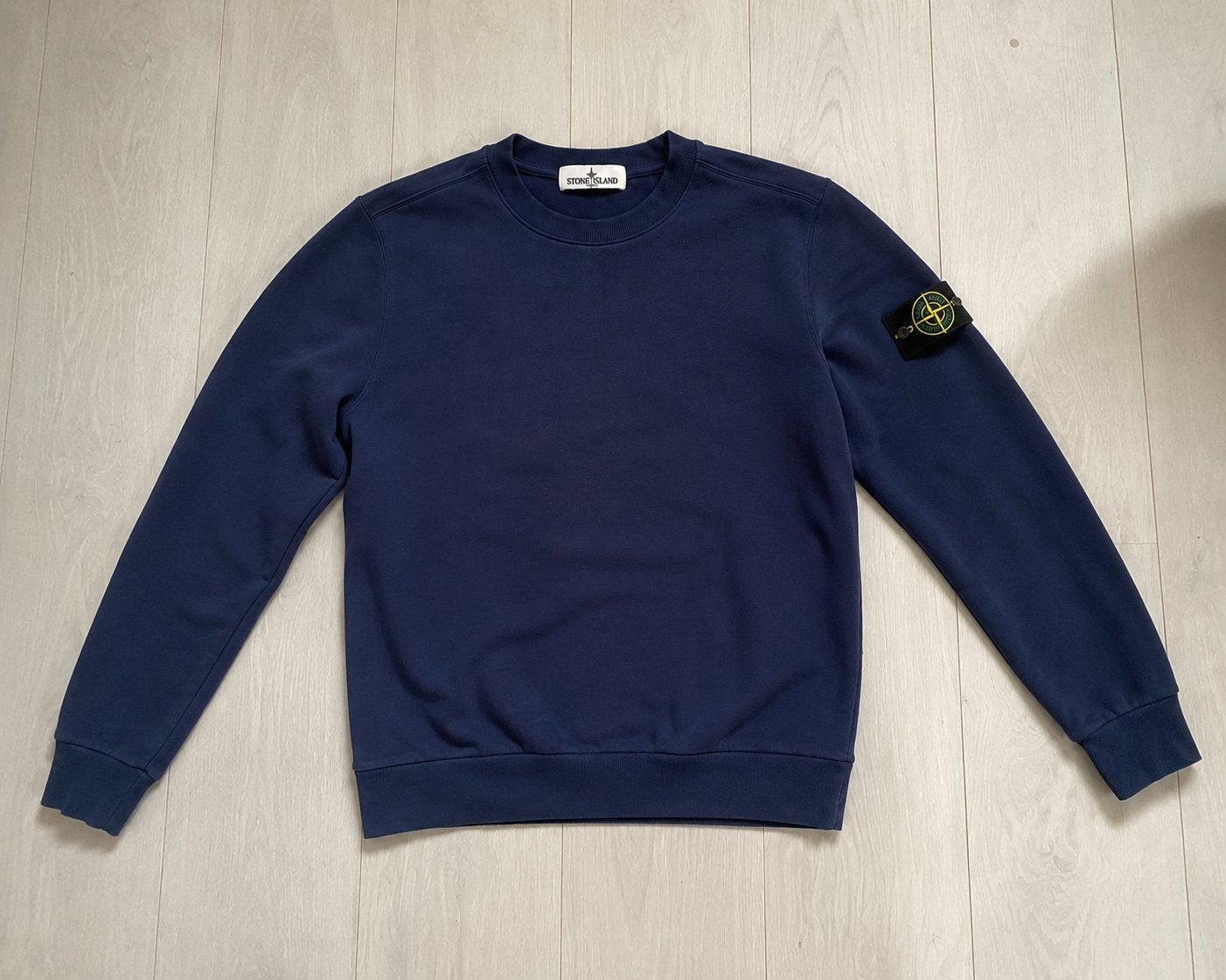 Stone Island sweater - Donkerblauw -maat s, Ophalen of Verzenden, Zo goed als nieuw, Maat 48/50 (M), Blauw