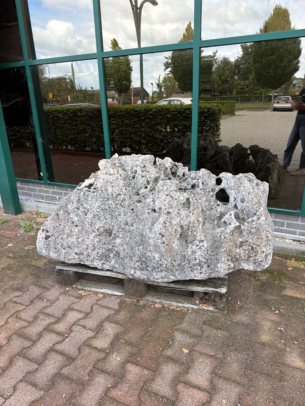 Grote decoratieve rots voor tuin of landschap, Ophalen, Gebruikt, Kei, Grijs