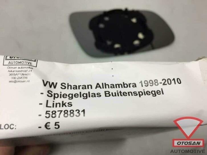 vw sharan alhambra spiegelglas spiegel glas links nieuw! 587, Auto-onderdelen, Volkswagen, Volkswagen AG, Nieuw, Berliner Ring 2
38440  Wolfsburg, DE