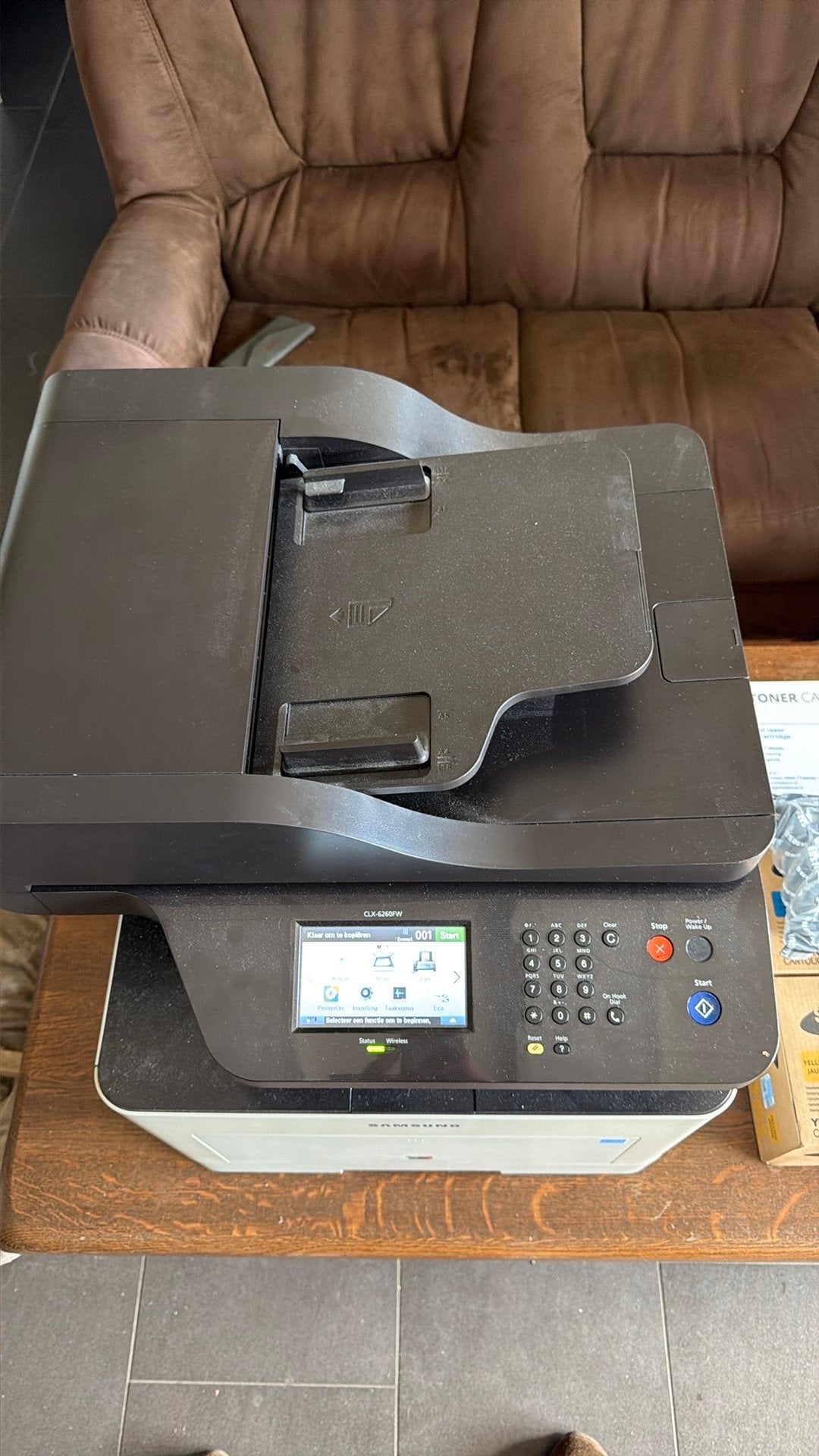Samsung CLX-6260FW kleurenlaserprinter met 3 nieuwe toners, Ophalen, Zo goed als nieuw