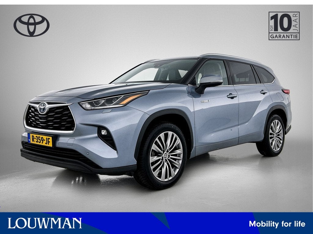 Toyota highlander 2.5 AWD Hybrid Executive | Trekhaak afneem, Auto's, Toyota, Automaat, 12 maanden, Gebruikt, 4 cilinders