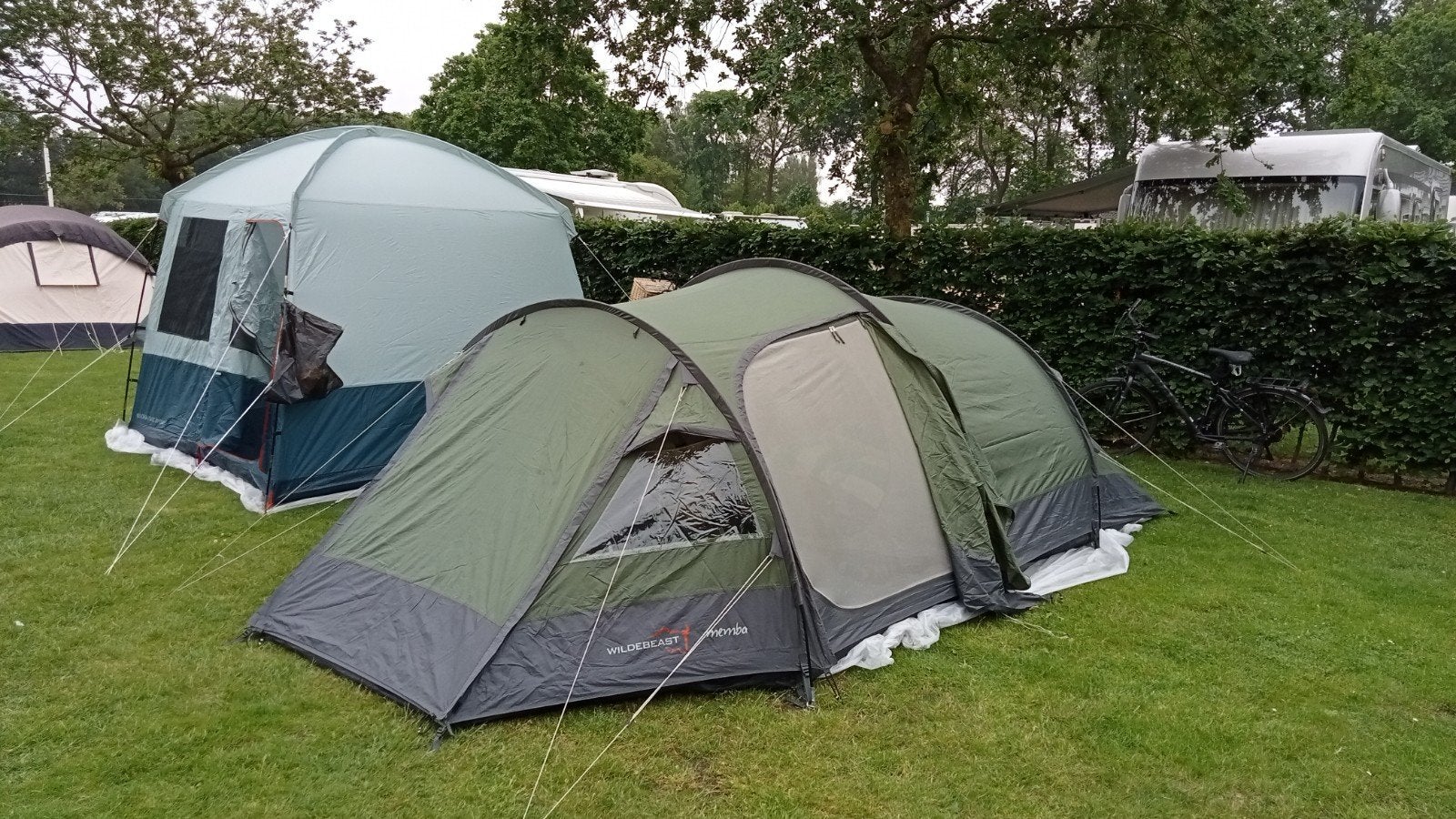 Wildebeast Memba green 3, Caravans en Kamperen, Tenten, Ophalen of Verzenden, Gebruikt