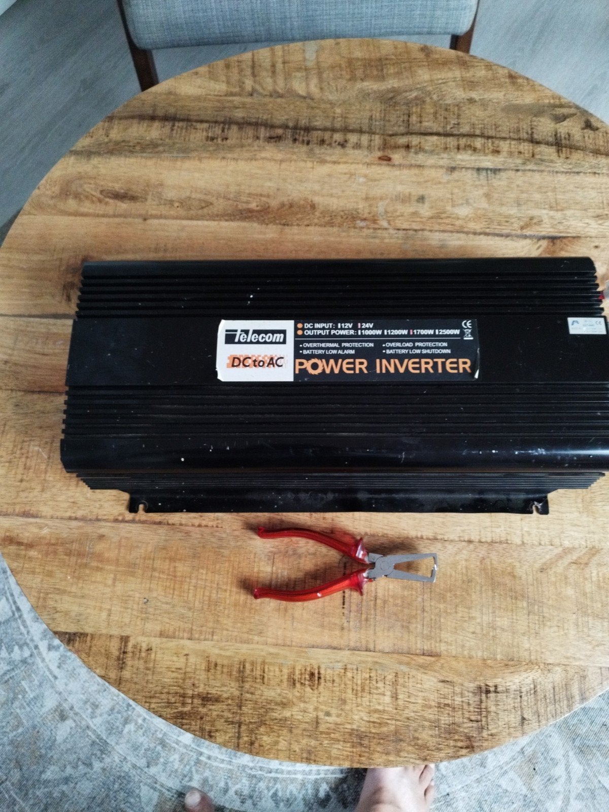 24v omvormer 220v 1700w, Ophalen of Verzenden
