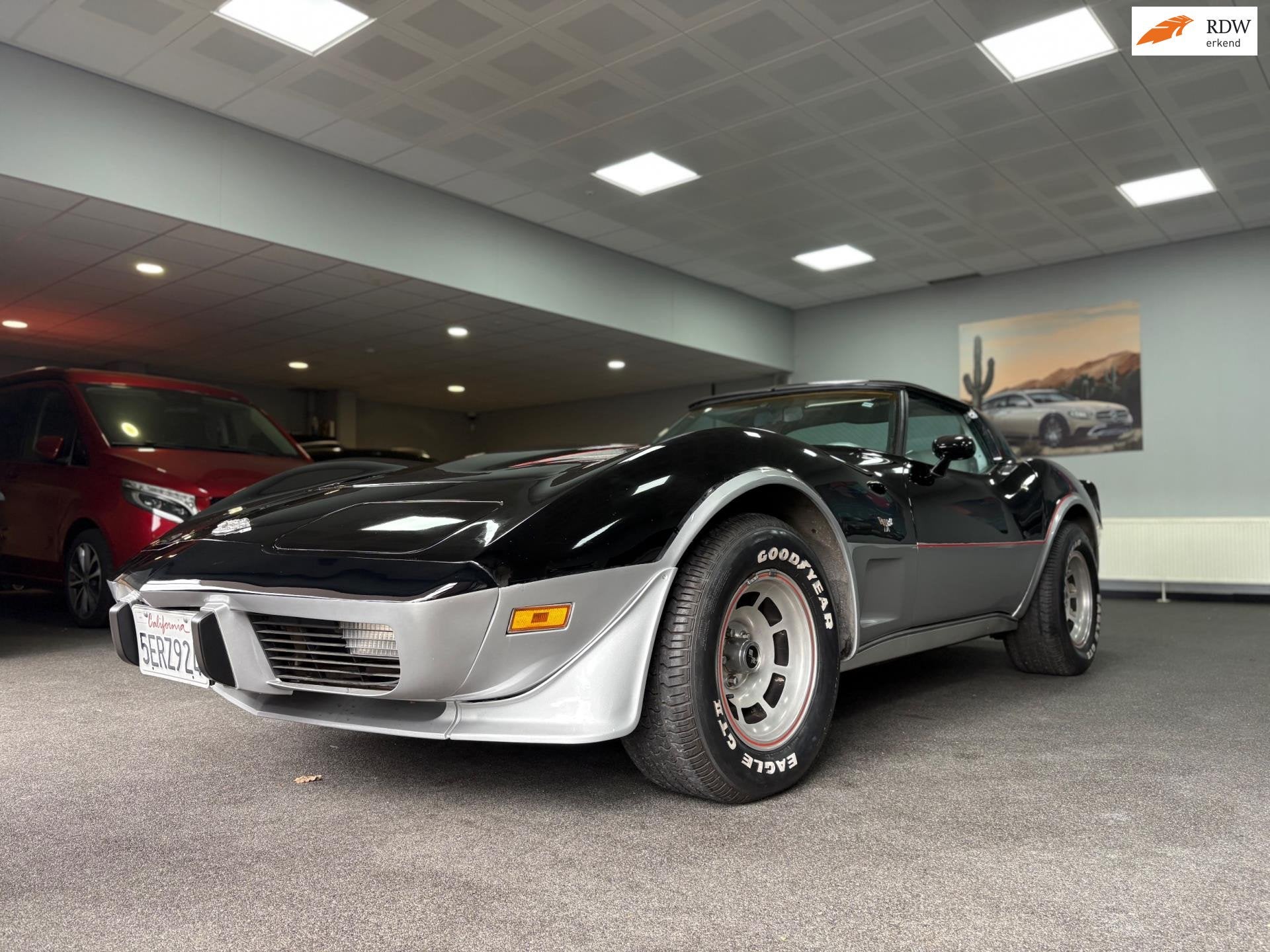 Chevrolet USA Corvette C3 Pace car, Auto's, Achterwielaandrijving, Gebruikt, Zwart, Bedrijf