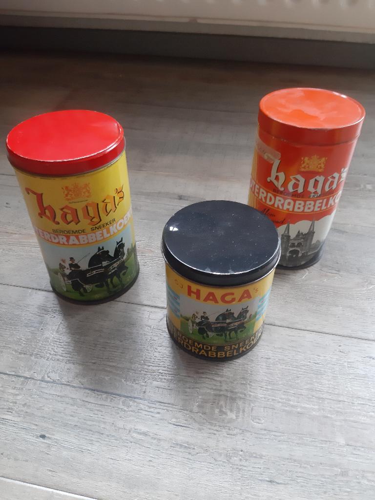 Haga's boterdrabbelkoeken  Davelaar Jodenkoeken  Douwe Egb., Ophalen, Gebruikt, Overige, Overige merken