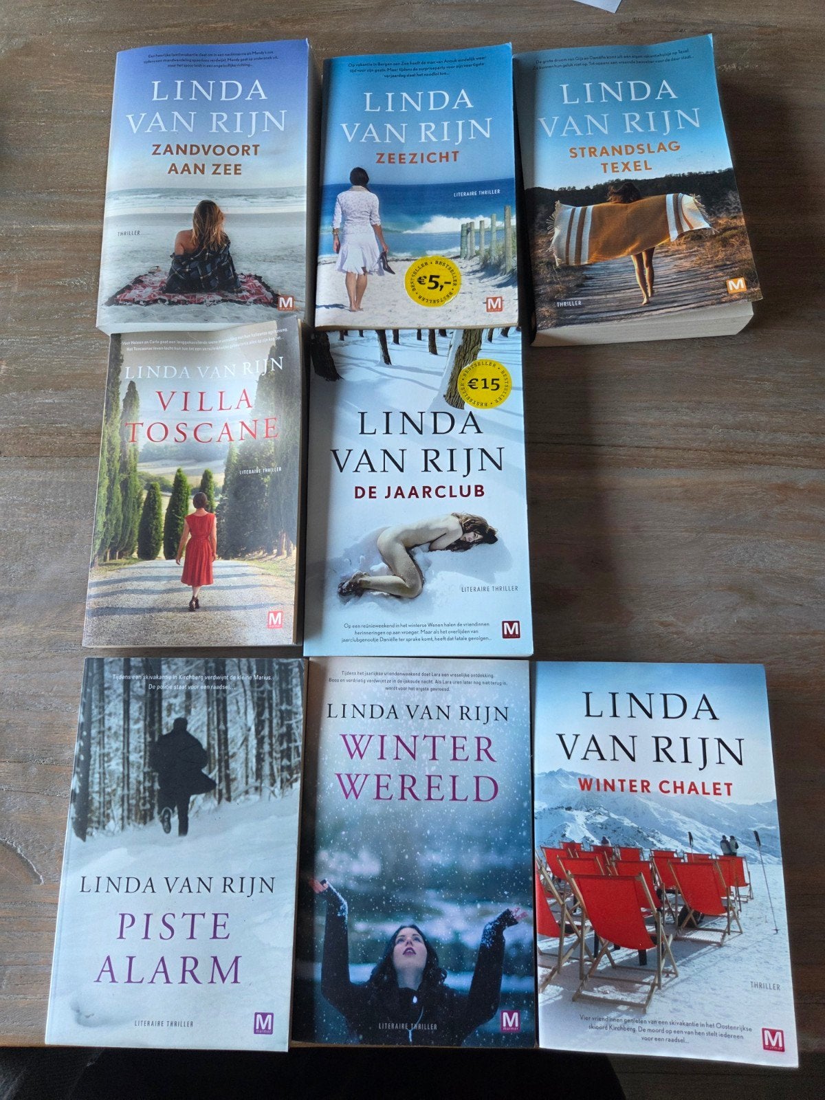 Linda van Rijn.. 8x. Oa. Texel zandvoort toscane, Ophalen of Verzenden, Zo goed als nieuw