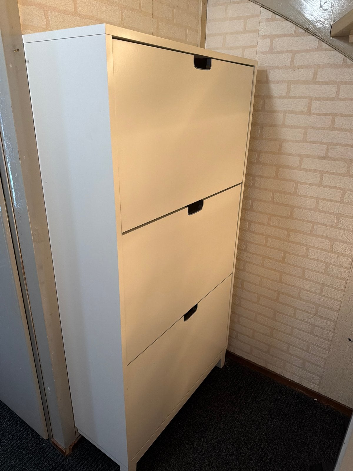 IKEA STÄLL Schoenenkast 3 vakken wit, Huis en Inrichting, Ophalen, Zo goed als nieuw