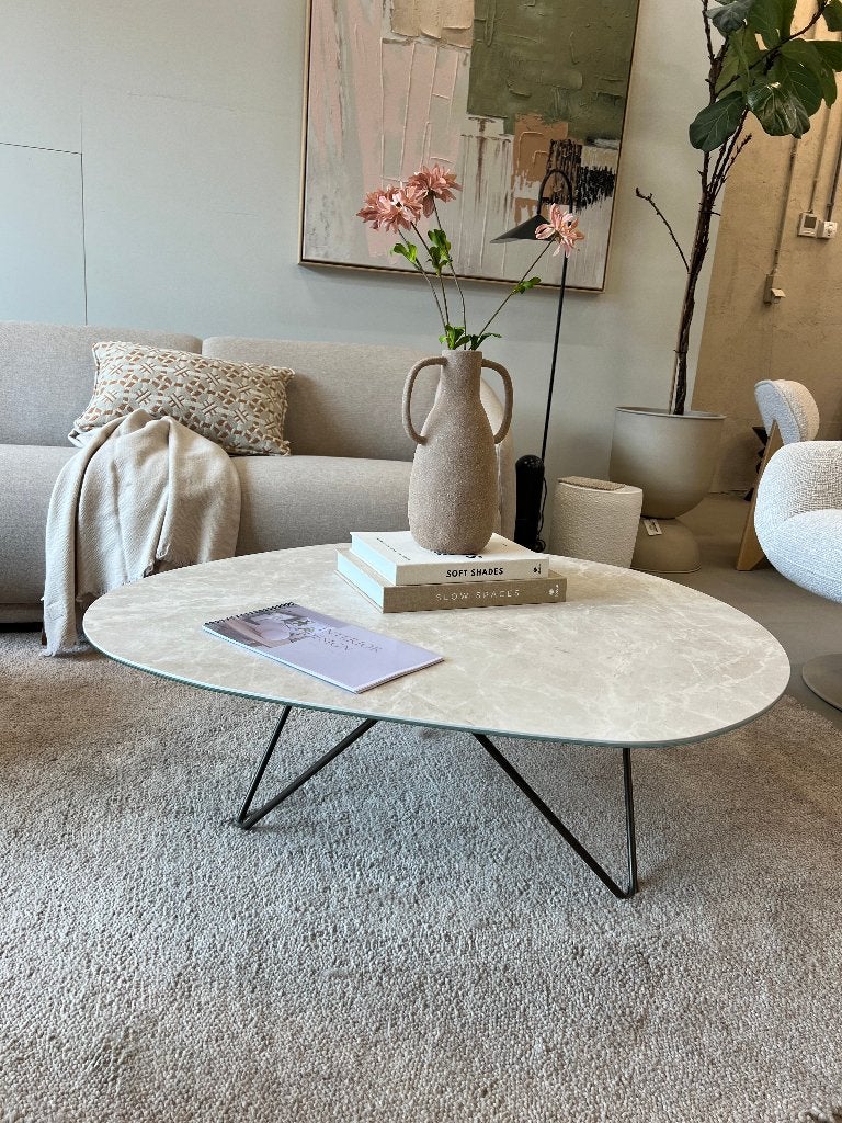 Salontafel Zizou Dyyk, organisch keramiek, Huis en Inrichting, Tafels | Salontafels, Ophalen, Overige materialen, 100 tot 150 cm