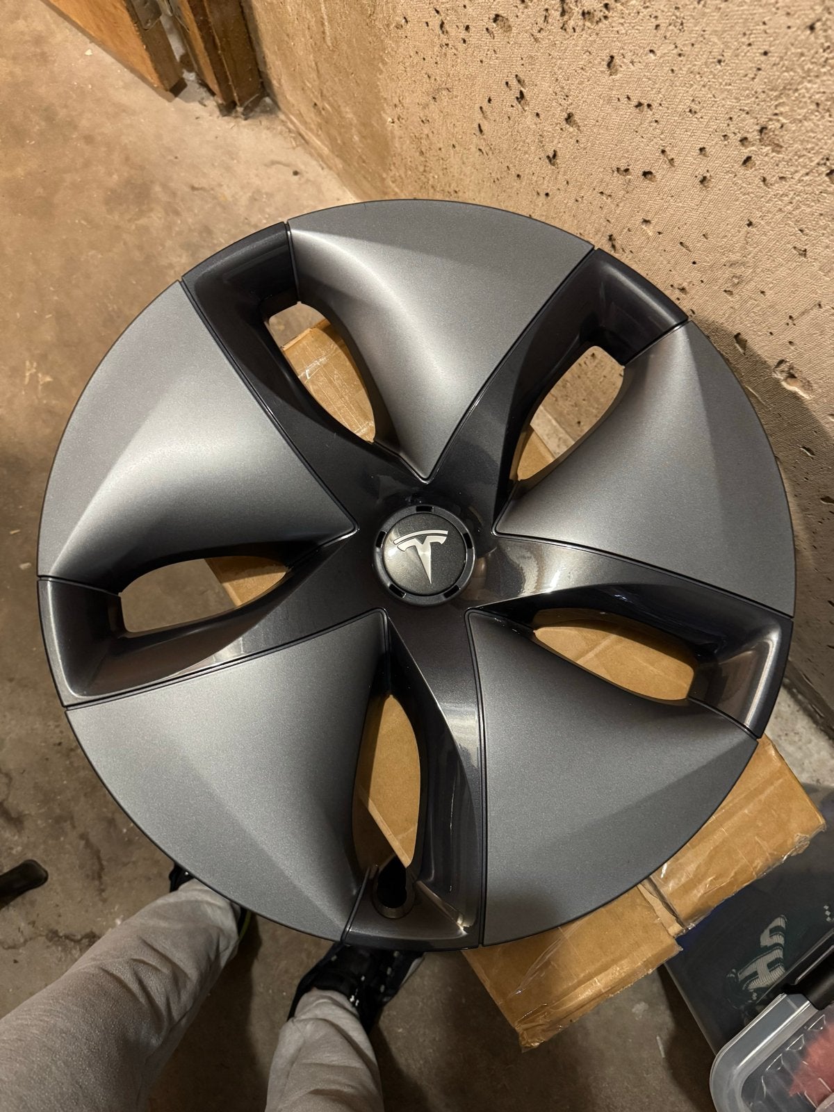 Tesla Model 3 Aero Wielkapset van 4, Auto diversen, Wieldoppen, Zo goed als nieuw, Ophalen of Verzenden