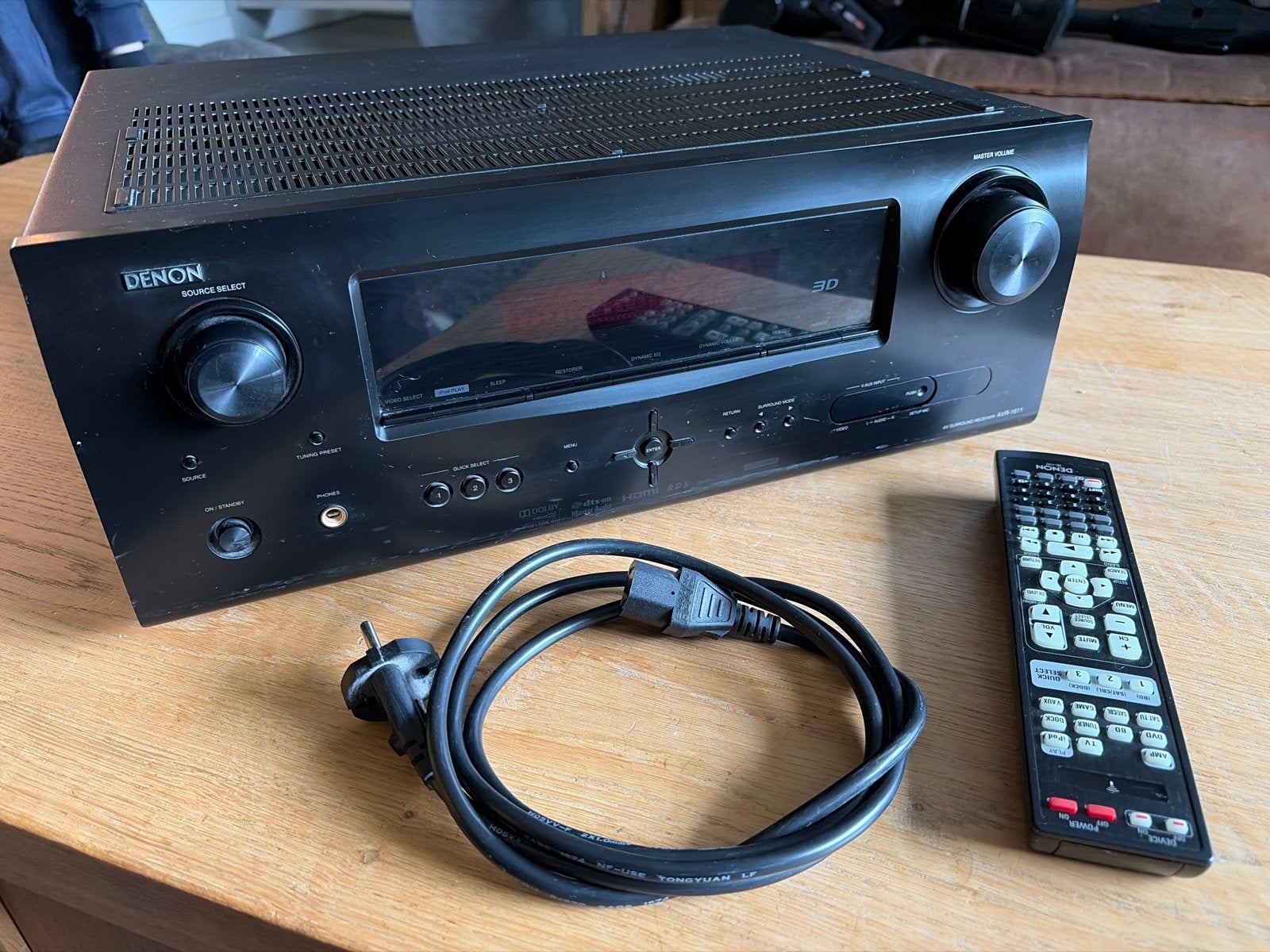 Denon AVR-1611 AV Surround Receiver - Goede Staat, Ophalen, Gebruikt, Denon, 60 tot 120 watt