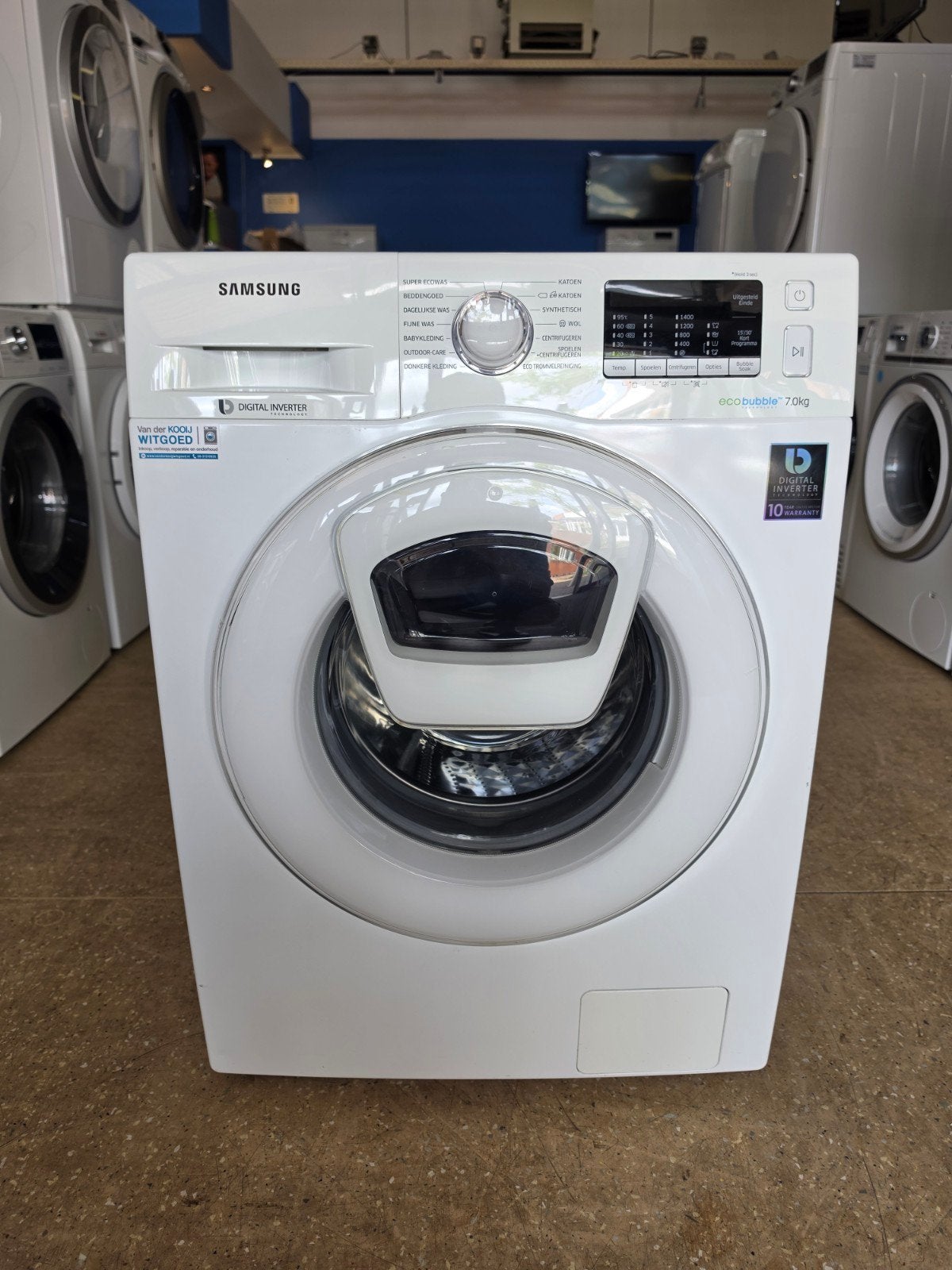 Samsung Eco Bubble wasmachine | Add Wash | Gratis thuis 🚚✅️, Jirnsum, Ophalen of Verzenden, Zo goed als nieuw, Voorlader