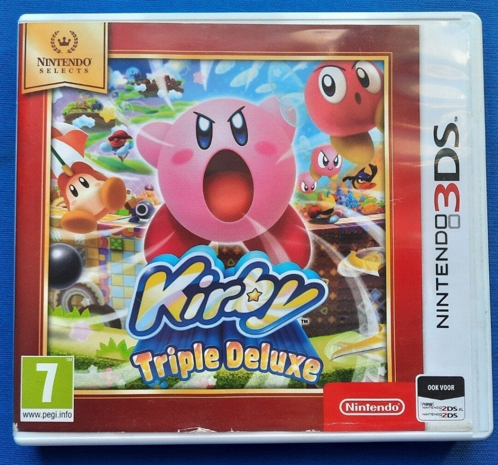 Kirby Triple Deluxe - 3DS, Avontuur en Actie, Gebruikt, 1 speler, Ophalen of Verzenden