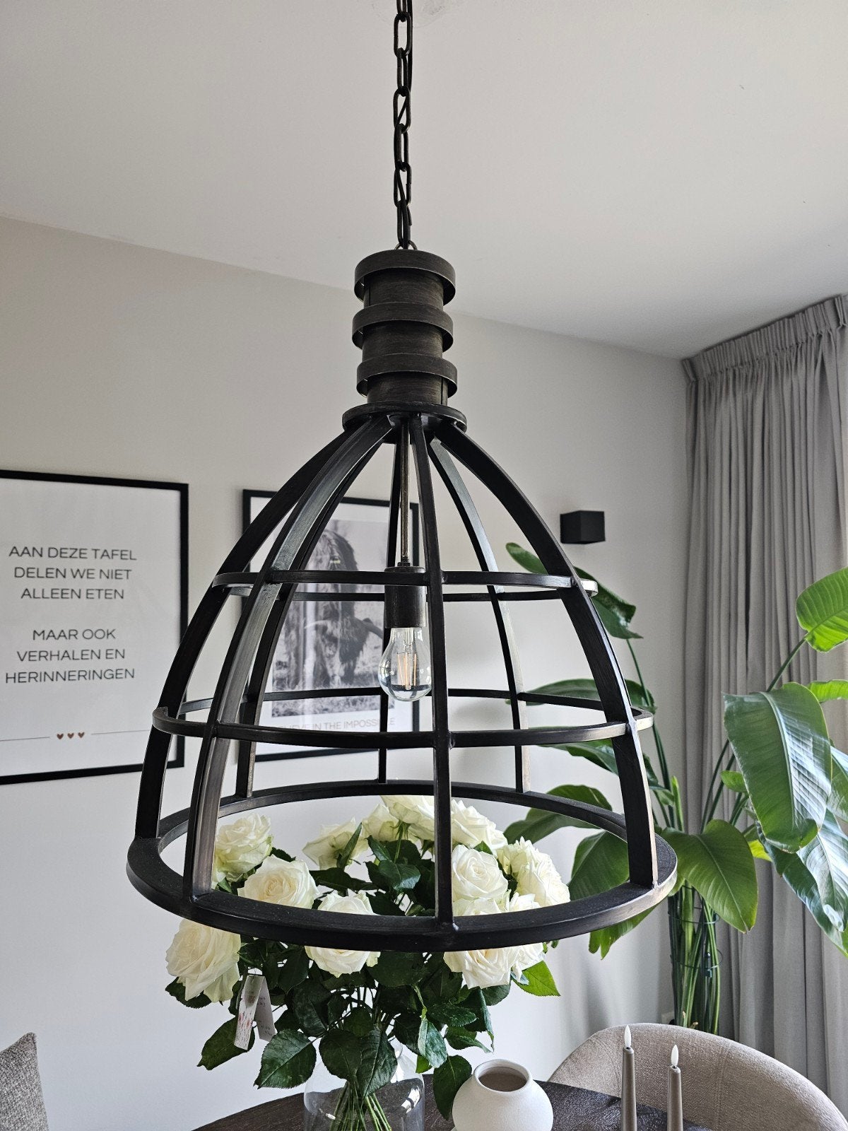 Industriële lamp Loods 5, Ophalen