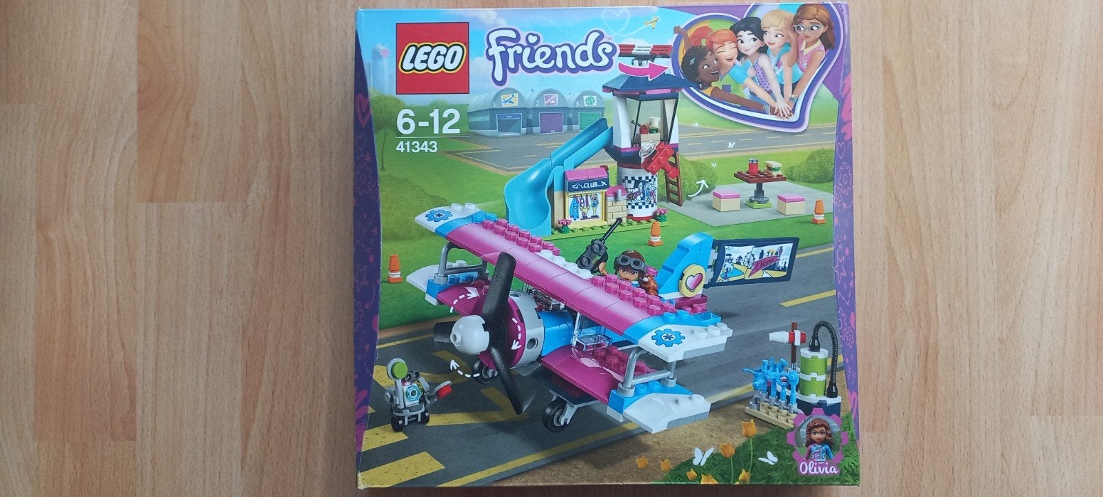 Lego Friends Olivia's Vliegtuig 41343 - Complete set, Inclusief instructies, Lego, Friends, Ophalen of Verzenden