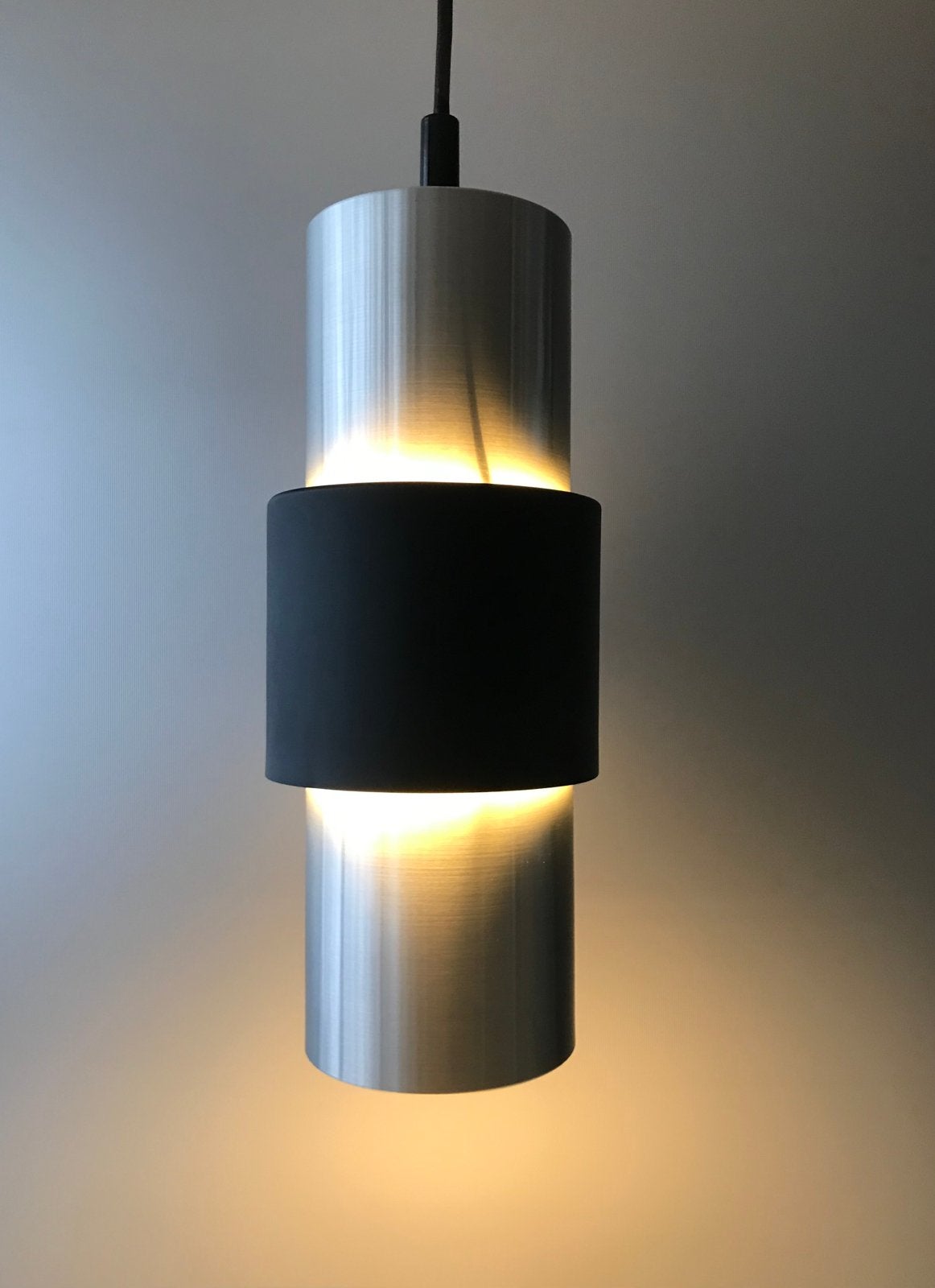 Raak B 1198 down light cylinder 60s silence of the lamps, Huis en Inrichting, Lampen | Hanglampen, Gebruikt, Mid century modern vintage design