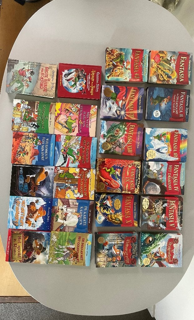 boeken Geronimo stilton fantasia reeks, Boeken, Ophalen of Verzenden, Gelezen, Geronimo Stilton