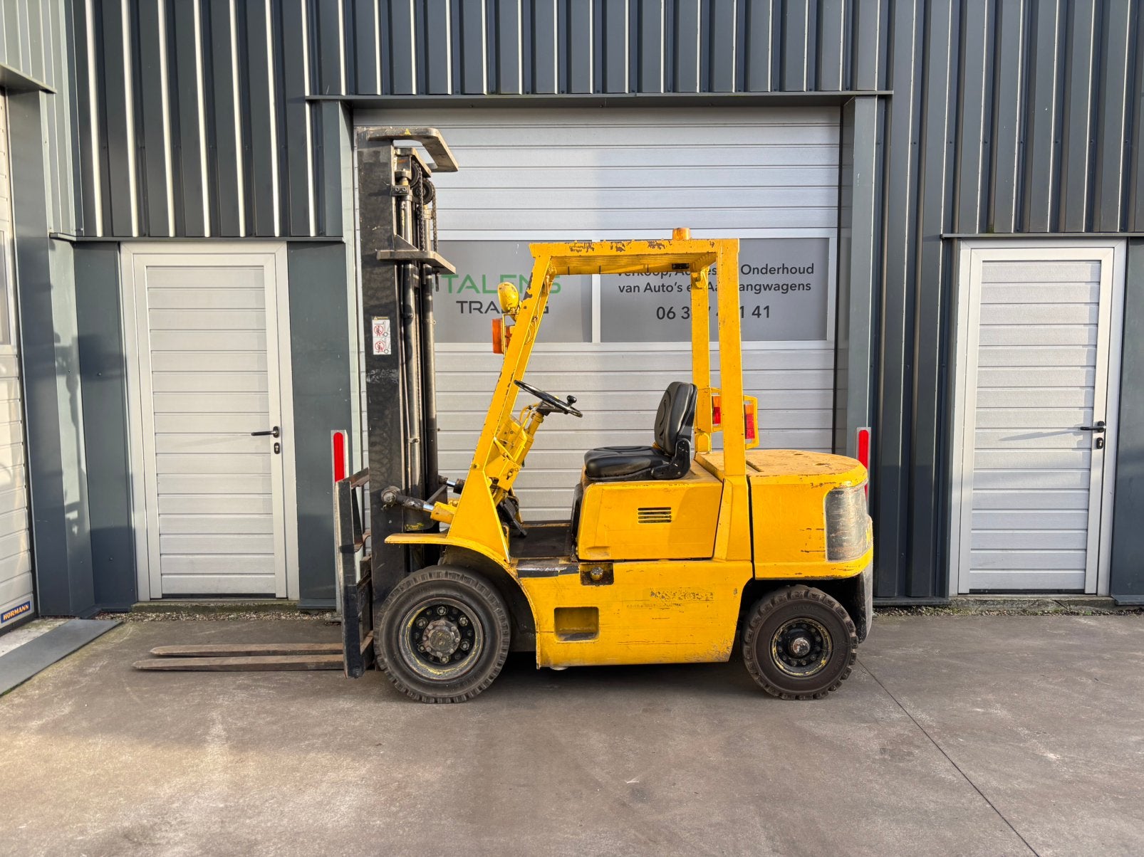 Mitsubishi FD25 Heftruck Diesel Duplomast Werklichten, 2000 tot 3000 kg, Ophalen, Elektrisch, Heftruck