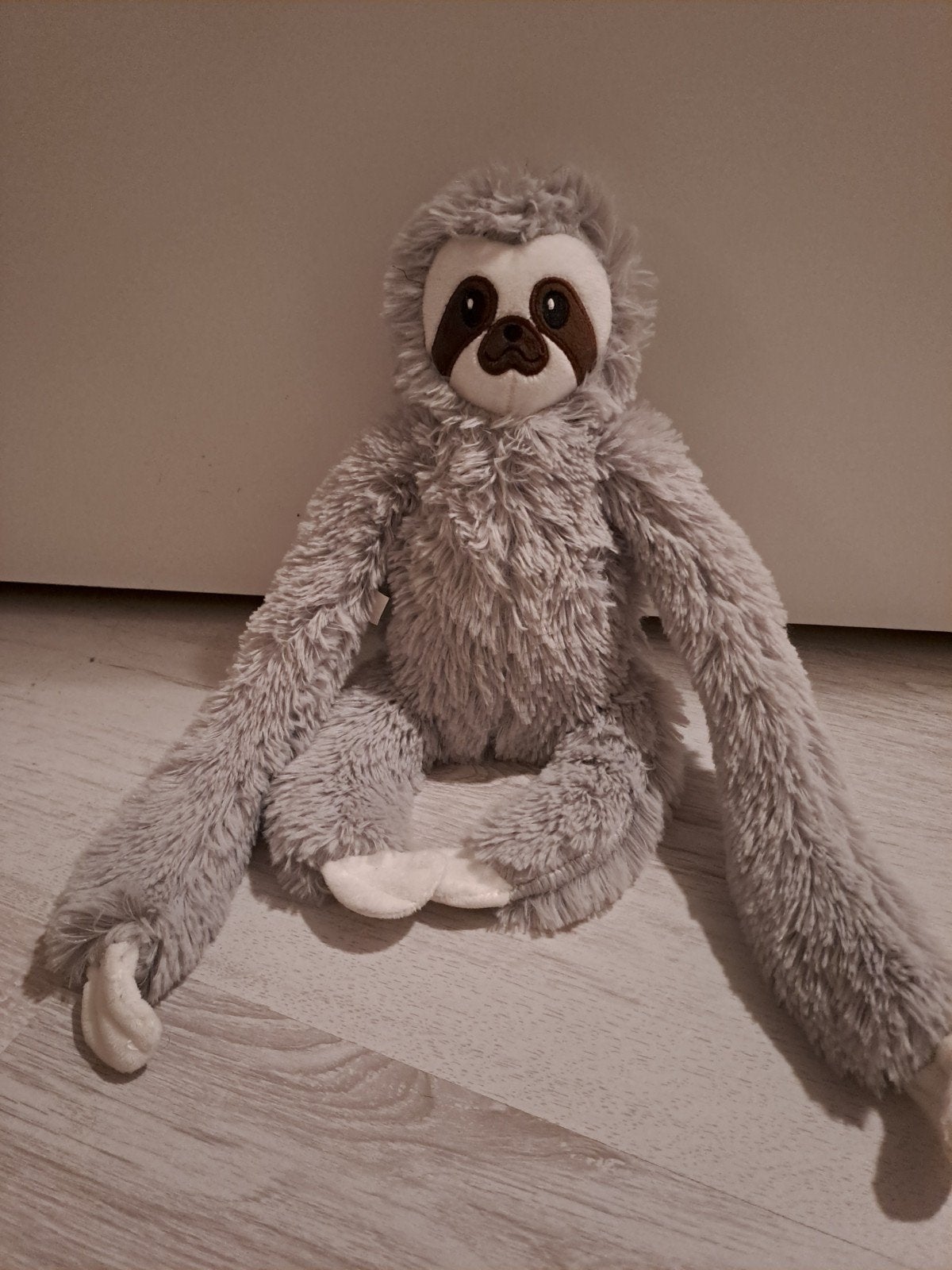 Schattige luiaard knuffel - Zo goed als nieuw, Overige merken, Overige karakters, Overige typen, Grijs