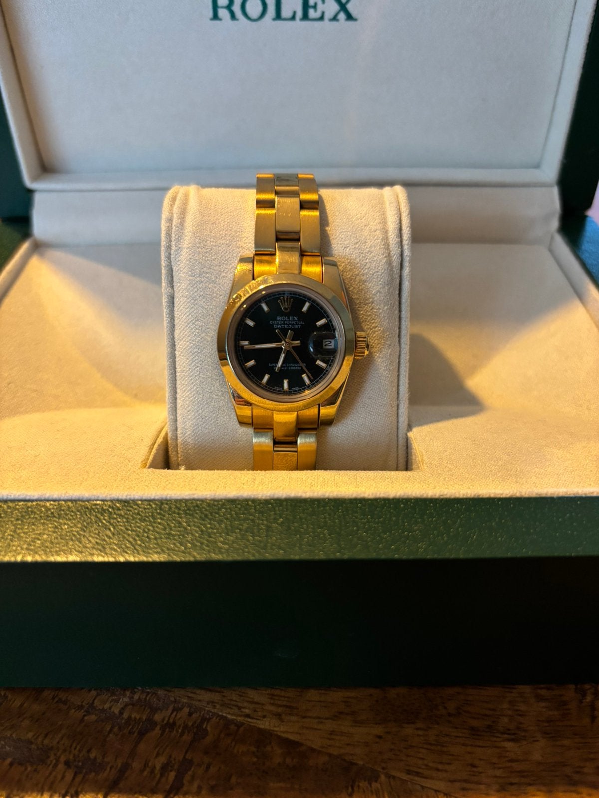 Rolex Oyster perpetual 28 DATEJUST horloge, Rolex, Polshorloge, Ophalen of Verzenden, Zo goed als nieuw