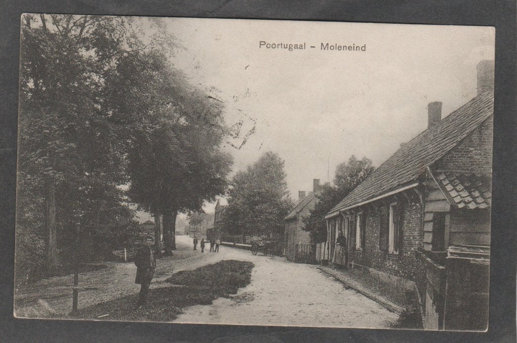 poortugaal moleneind, Verzenden, Voor 1920, Gelopen, Zuid-Holland