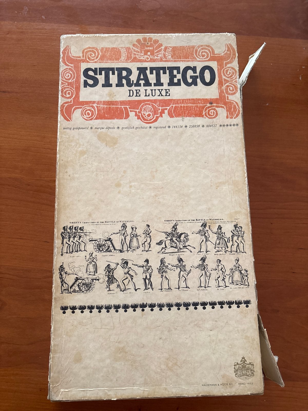 Vintage Stratego de Luxe Bordspel - Klassiek Strategie, Een of twee spelers, Ophalen of Verzenden, Gebruikt