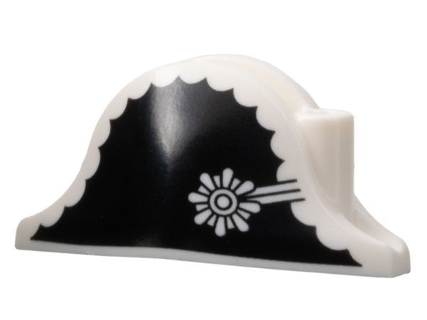 Lego Pirates IV Pirate Bicorne with Cockade and Ribbon on Bl, Lego, Nieuw, Losse stenen, Pirates