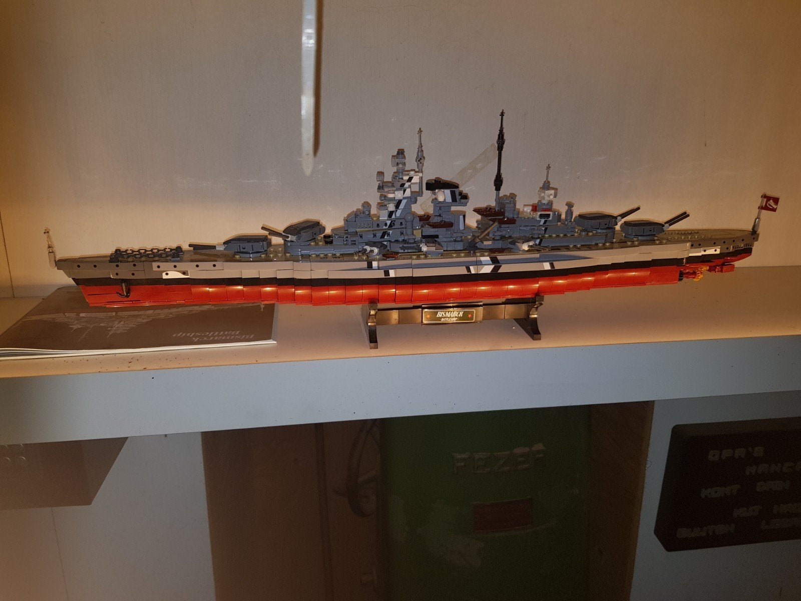 Bismarck schip, Hobby en Vrije tijd, Modelbouw | Boten en Schepen, Ophalen, Zo goed als nieuw