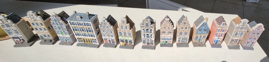 Complete set 13 stuks Blokker Huisjes (100 Jaar / 1896-1996), Ophalen of Verzenden, Zo goed als nieuw, 1 t/m 20