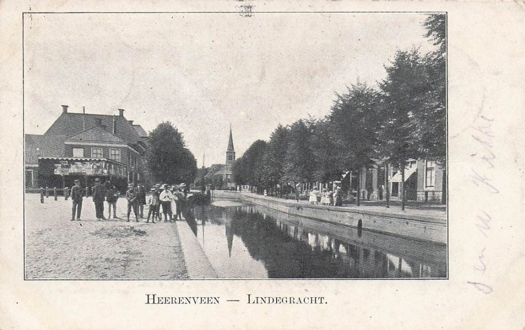 702-392-005 Heerenveen Lindegracht, Verzenden, Voor 1920, Friesland
